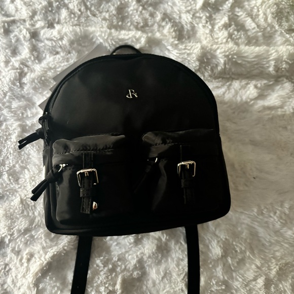 NWT Dierneas Black Nylon Mini BackPack - Picture 4 of 6
